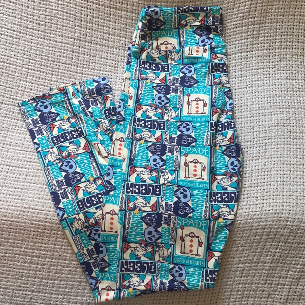 Queen of Hearts Alice in Wonderland Leggings LuLaRoe